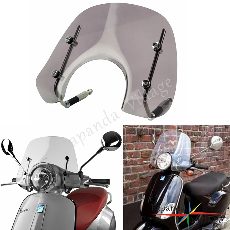 Ветрозащитные стекла Papanda для мотоцикла Vespa LX150 LX50 Flyscreen 2005 2014|Накладки и