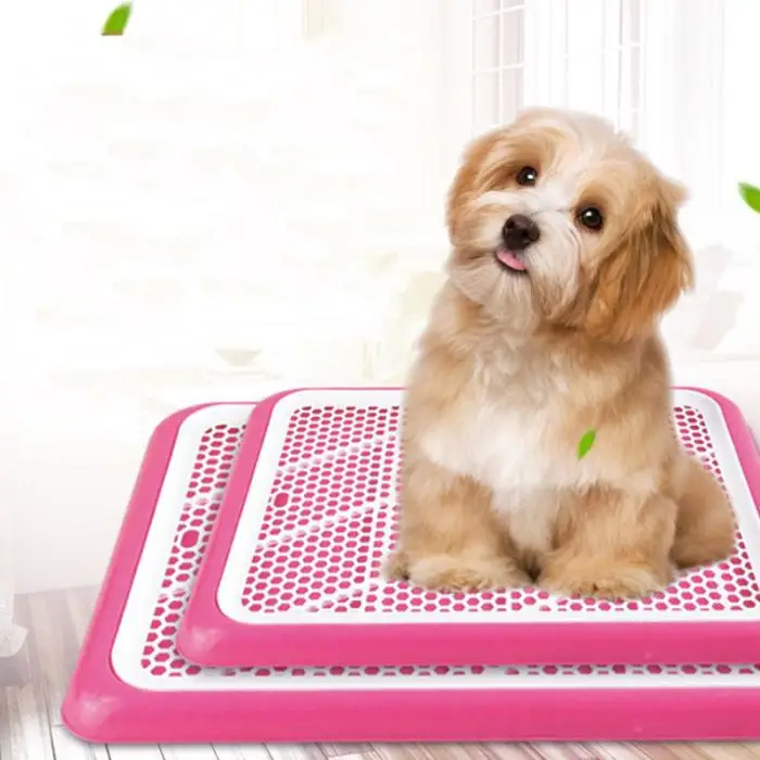 Туалет для домашнего животного собаки комнатный сетчатый горшок Puppy Pee Poo Тренировочный Коврик для маленьких средних и больших собак E2S