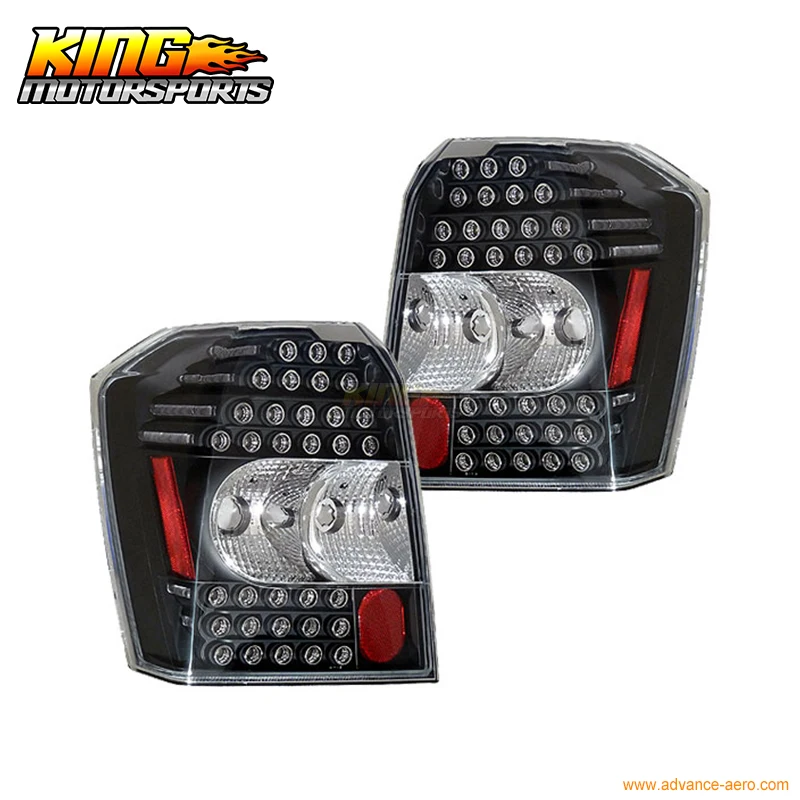 Подходит 07-10 Dodge Калибр Full LED Altezza задние фонари лампы черный объектив пара США отечественные