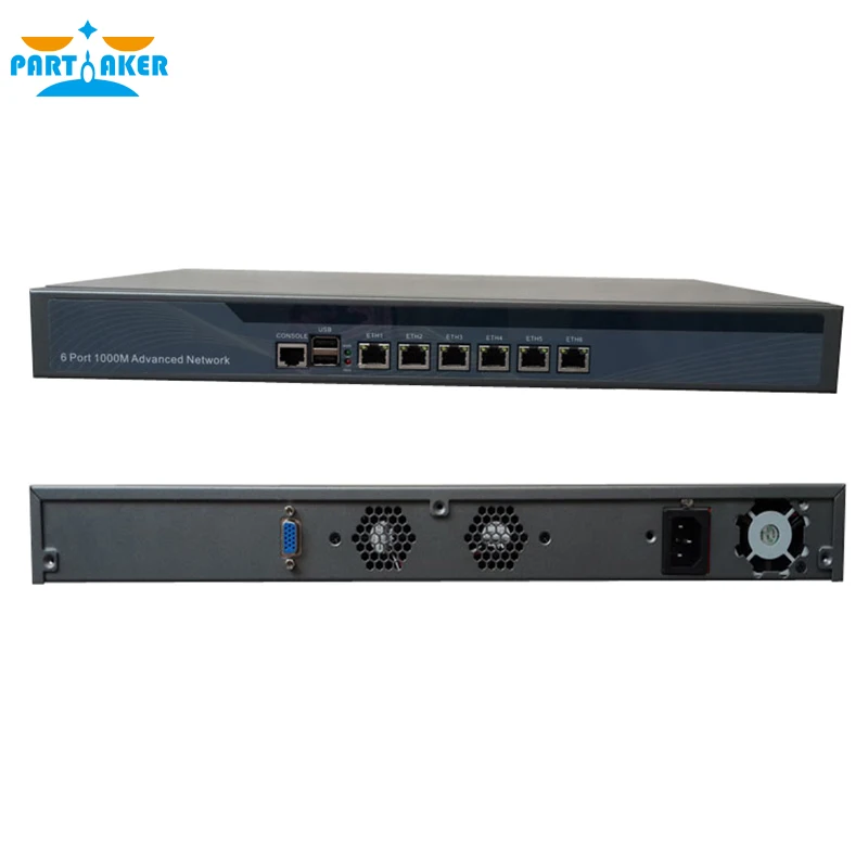 Partaker R13 L5420 6 Intel Gigabit Ethernet межсетевой маршрутизатор Mikrotik 2G ram 32G SSD|mikrotik router|intel
