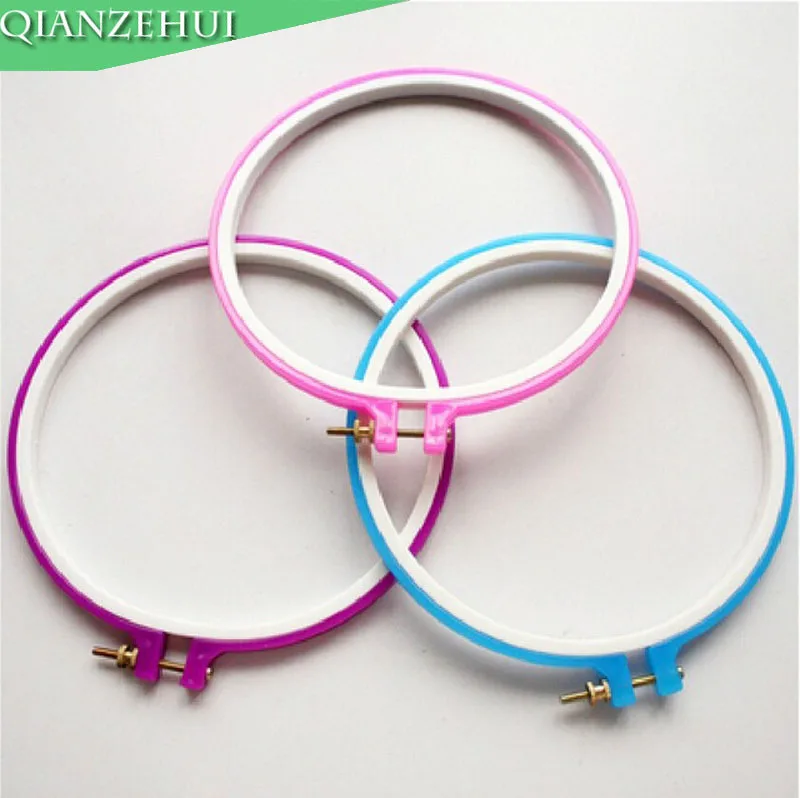 QIANZEHUI Needlework DIY Cross-stitch embroidered stretch embroidery frame Spiraea finishing tool Random send | Дом и сад