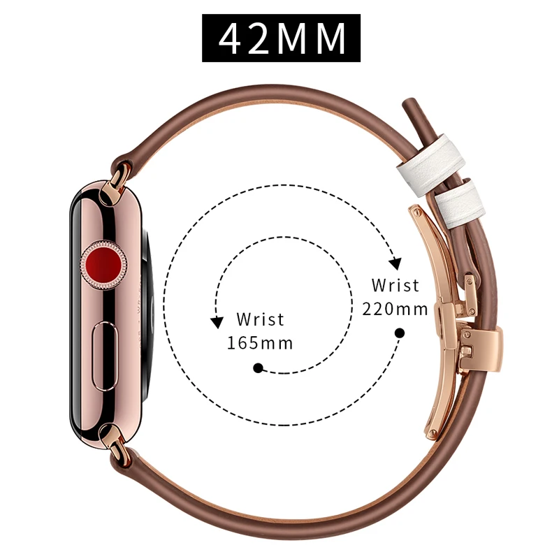 Ремешок iwatch из натуральной кожи для Apple Watch band series 4/3/2|Ремешки часов| |