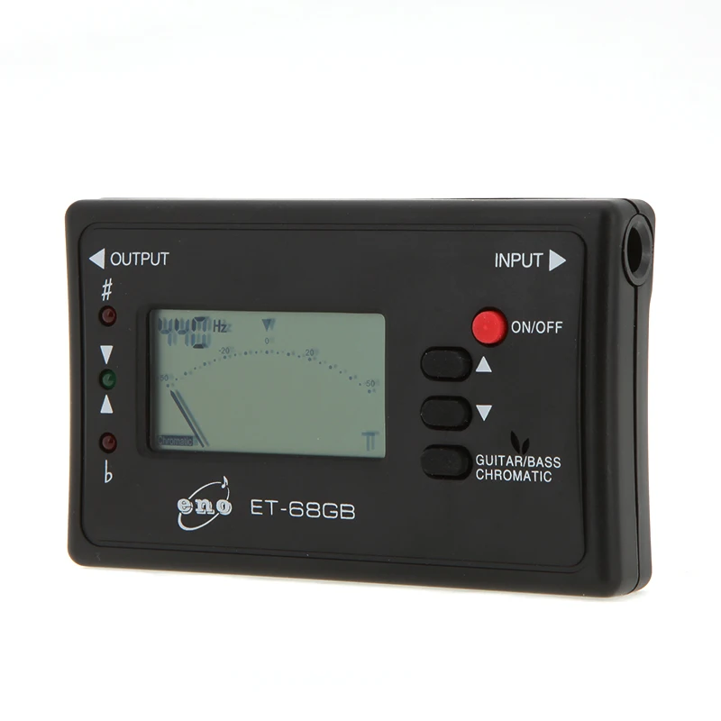 Цифровой тюнер eno светодиодный цифровой электронный акустический бас-гитара