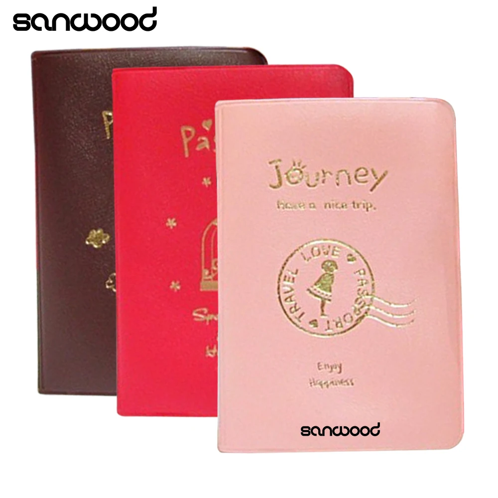 2016 новый дизайн простой путешествия ID Держатель карты кожи искусственной