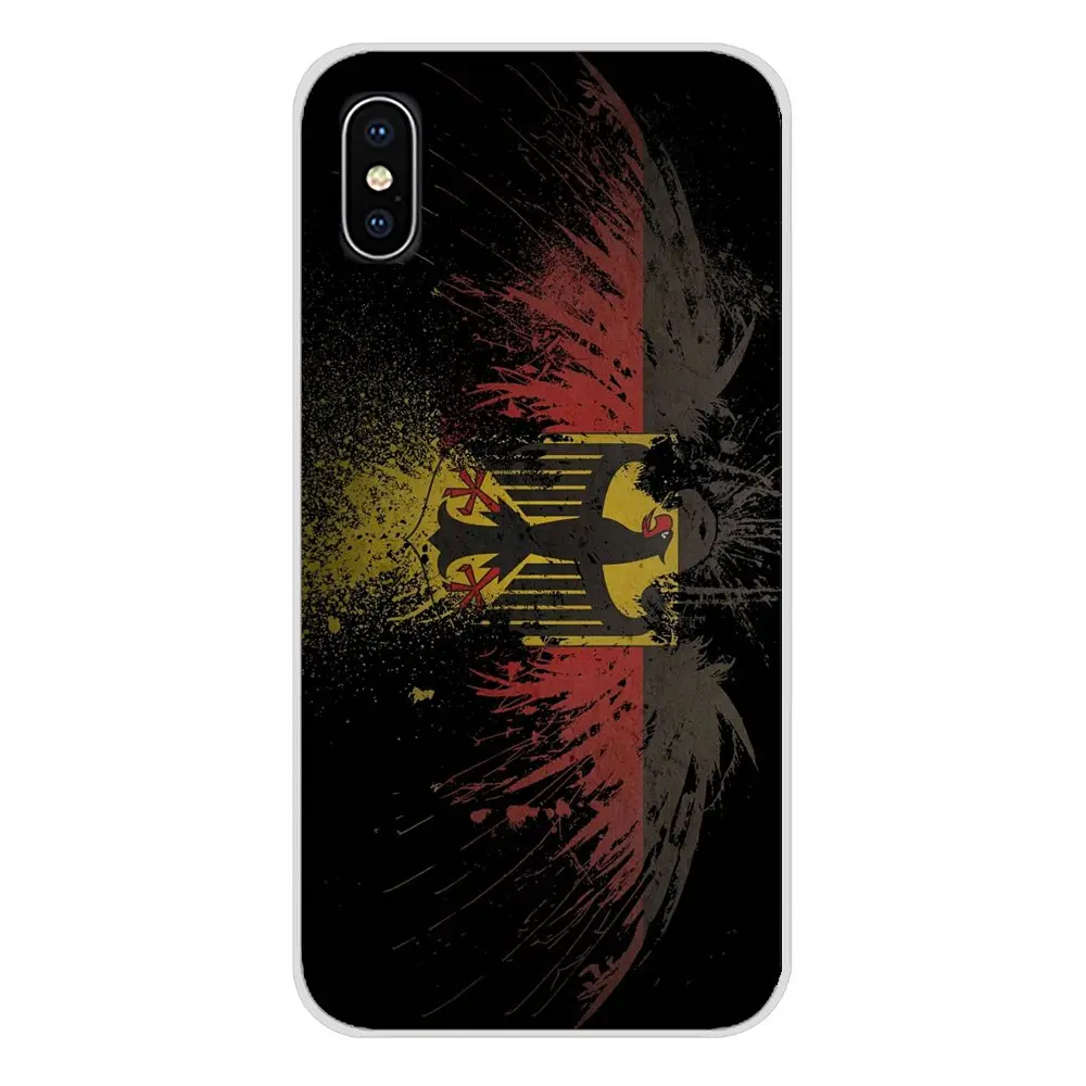 Для Apple iPhone X XR XS MAX 4 4S 5 5S 5C SE 6 6S 7 8 Plus ipod touch Национальный флаг Германии баннер с