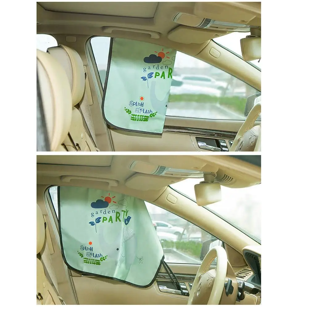 Универсальный автомобильный солнцезащитный козырек на боковое окно с