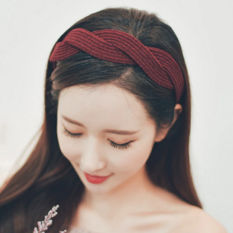 Повязка на голову 1 шт. модная Женская эластичная резинка для волос чалма с