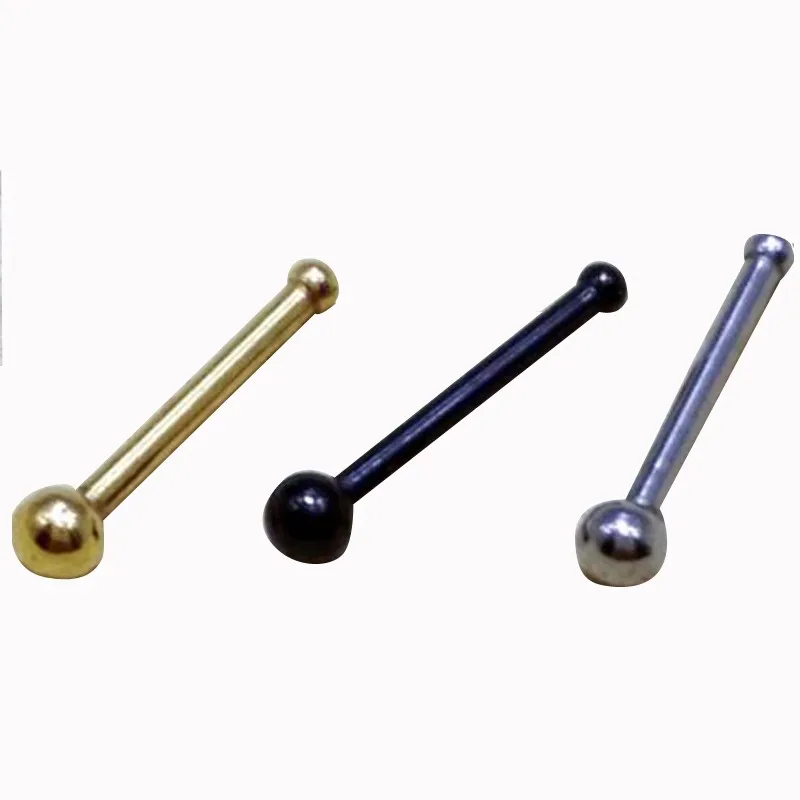 2pcs18G Нос Кольца шпильки мини титановые стальное острие Сердце Звезда цветок ушной хрящ Хеликс кольцо козелка серьги для пирсинга