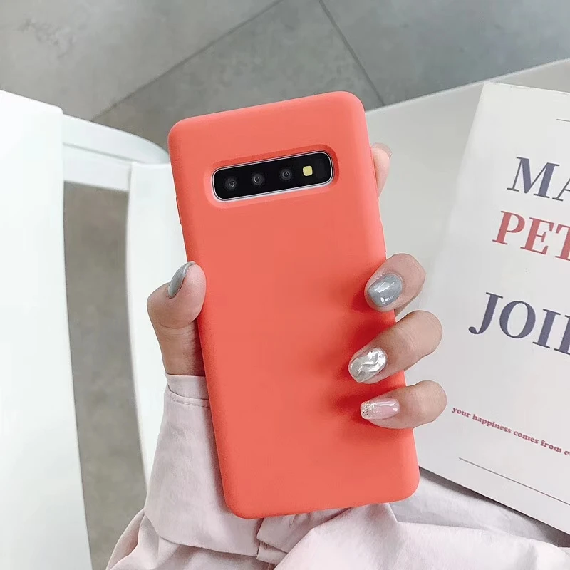 Хит, чехол для samsung Galaxy S10 Plus S10e, чехол из жидкого силикона, мягкий чехол для телефона samsung S10