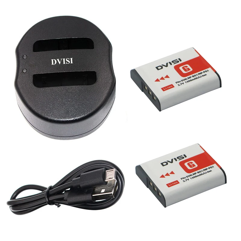 2 шт. NP BG1 Батарея с USB Зарядное устройство запасная часть для цифровой камеры