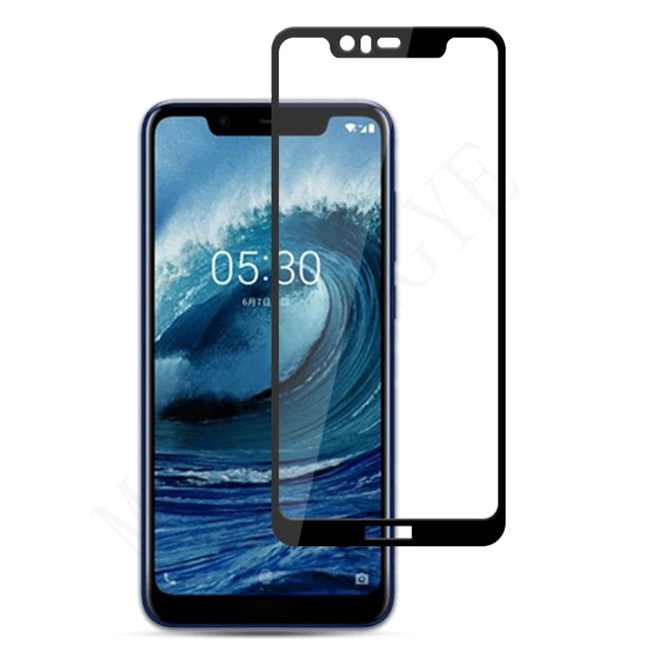 2.5D 9H Премиум Закаленное стекло для Nokia 5 1 Plus полное покрытие экрана Защитная
