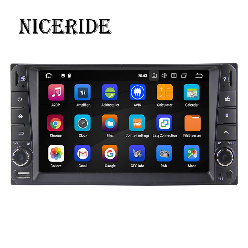 2 Din Android 8 0 7 1 автомобильный Dvd плеер Радио Стерео Gps навигация для Toyota Hilux Corolla Aversis