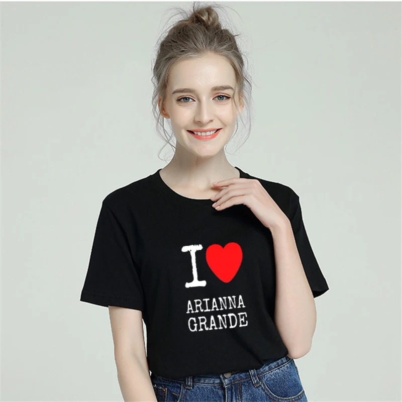 Ариана Гранде Цитата Футболка женская 2019 Лето Harajuku Эстетическая футболка хлопок