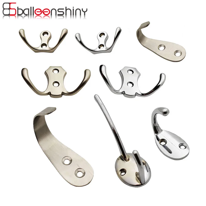 BalleenShiny Zinc Alloy Storage Hook Wall Screw Hooks Bathroom Kitchen Room Cloth Towel Rack Coat Hat Holder Hanger Organizer | Дом и сад