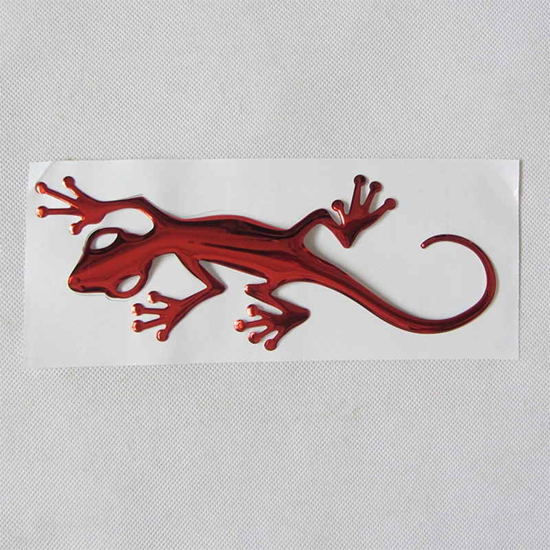 Наклейка на корпус Gecko s имитация металлического стерео автомобиль 3d мягкая