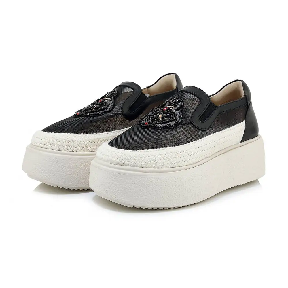 Лоферы Lenkisen из натуральной кожи проветриваемая сетчатая обувь на плоской