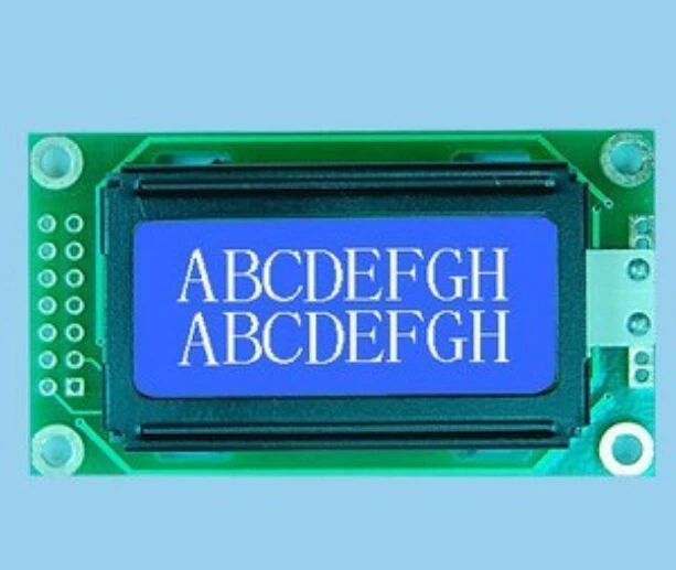 0802 ЖК-экран модуль ЖК-дисплея синий экран 0802A для Arduino | Электронные компоненты и