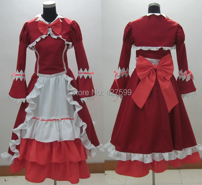 Костюм для косплея Kuroshitsuji черный Батлер|cosplay costume|black butler elizabethdress cosplay |