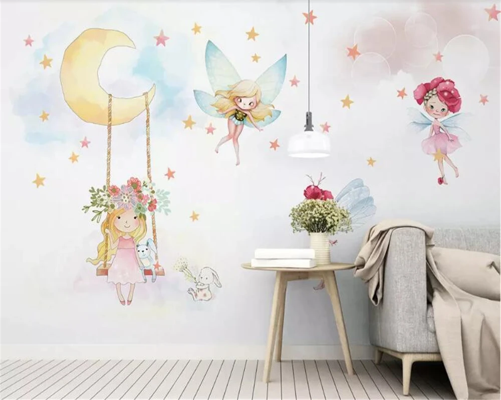 

beibehang papier peint mural 3d Custom cartoon children's room wallpaper home interior wallpaper background 3d wallpaper behang