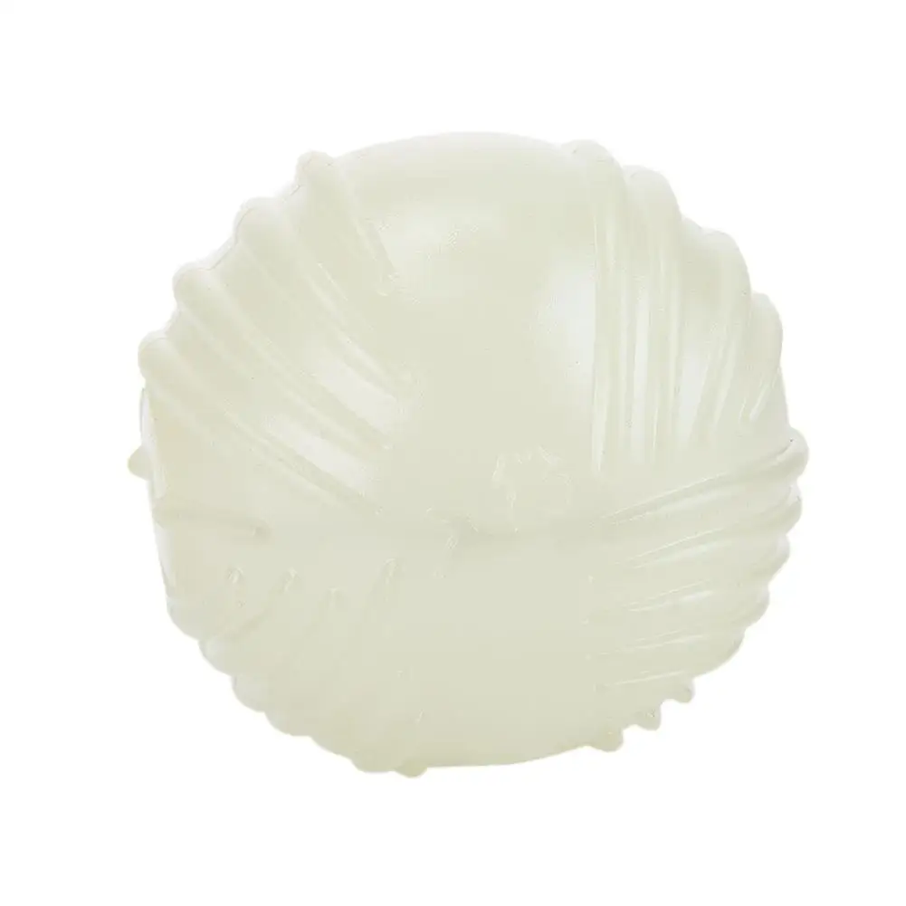 1 шт. милый ТПР мяч светится в темноте с полосками для домашних животных