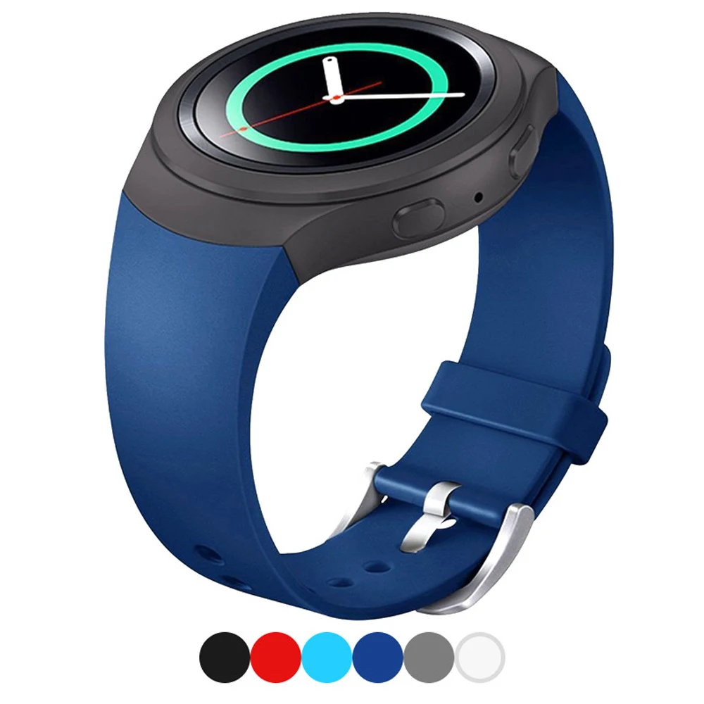 ANBEST для Samsung Gear S2 спортивные силиконовые часы Смарт браслет Стильный силиконовый