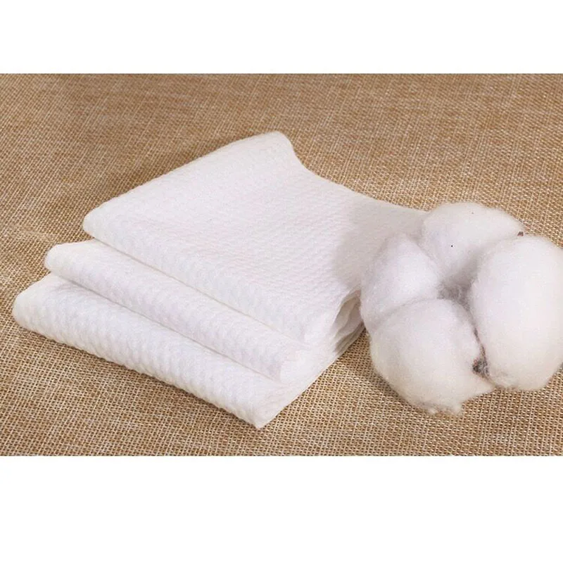 Одноразовые полотенца для лица 100% хлопок Экономичные и практичные хлопковые