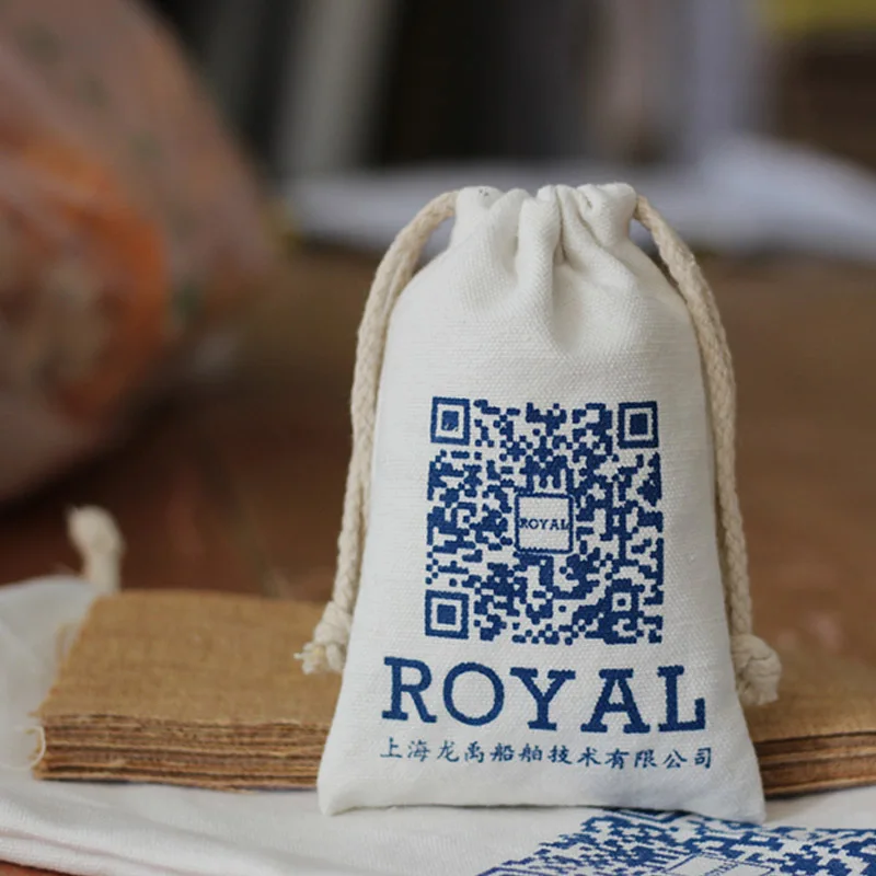 

Canvas Cotton Gift Drawstring Bag 9x13cm 10x15cm 13x17cm 15x20cm pack of 50 Makeup Jewelry packaging pouch