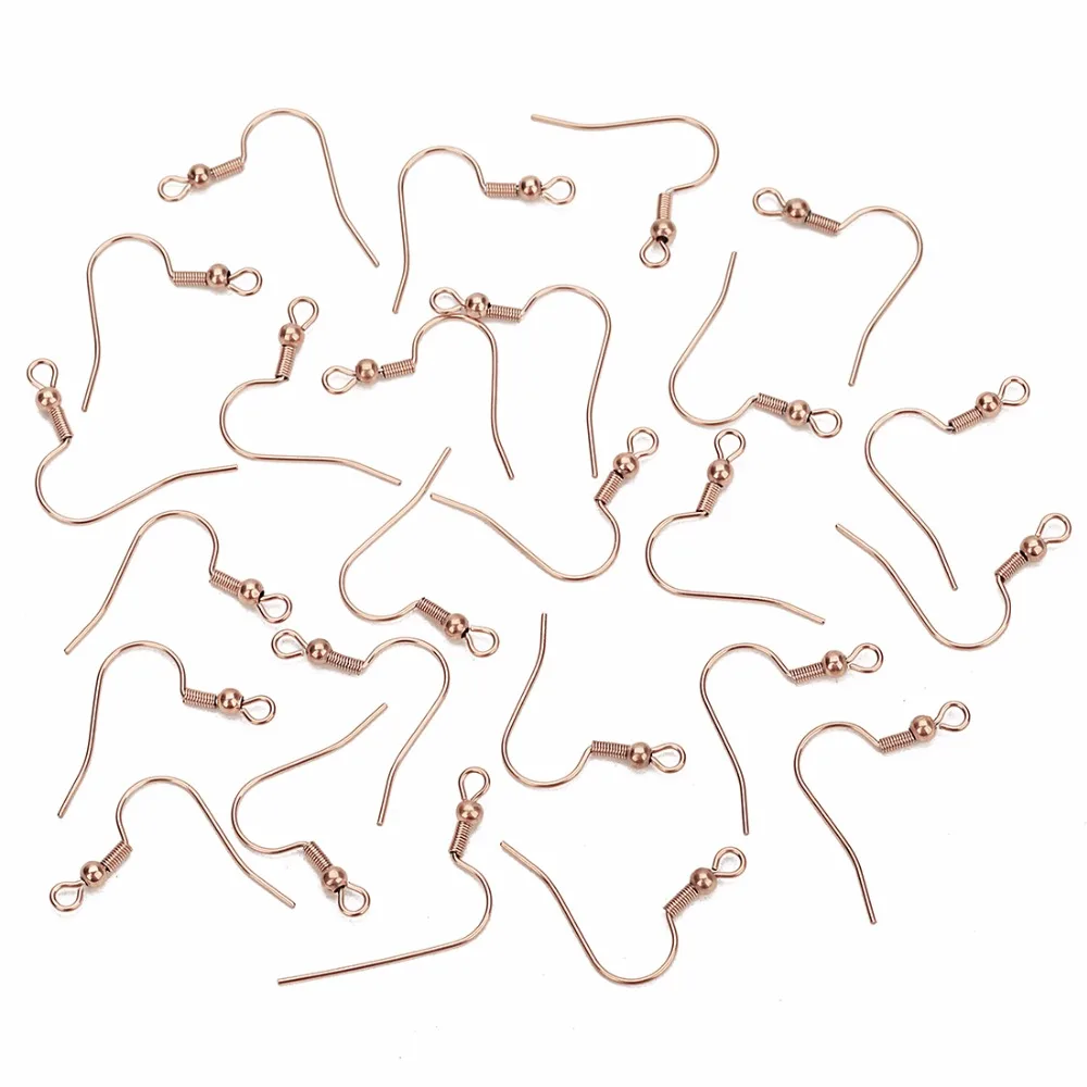 LOULEUR 20pcs/lot Earring Hooks Findings Earrings Clasps Fittings DIY Jewelry Making Accessories Hook Earwire for Women | Украшения и