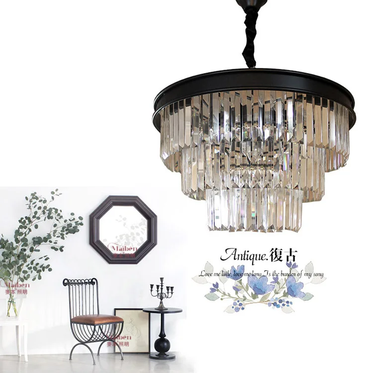 Светильник для ресторана в американском стиле простая круглая длинная люстра K9 с