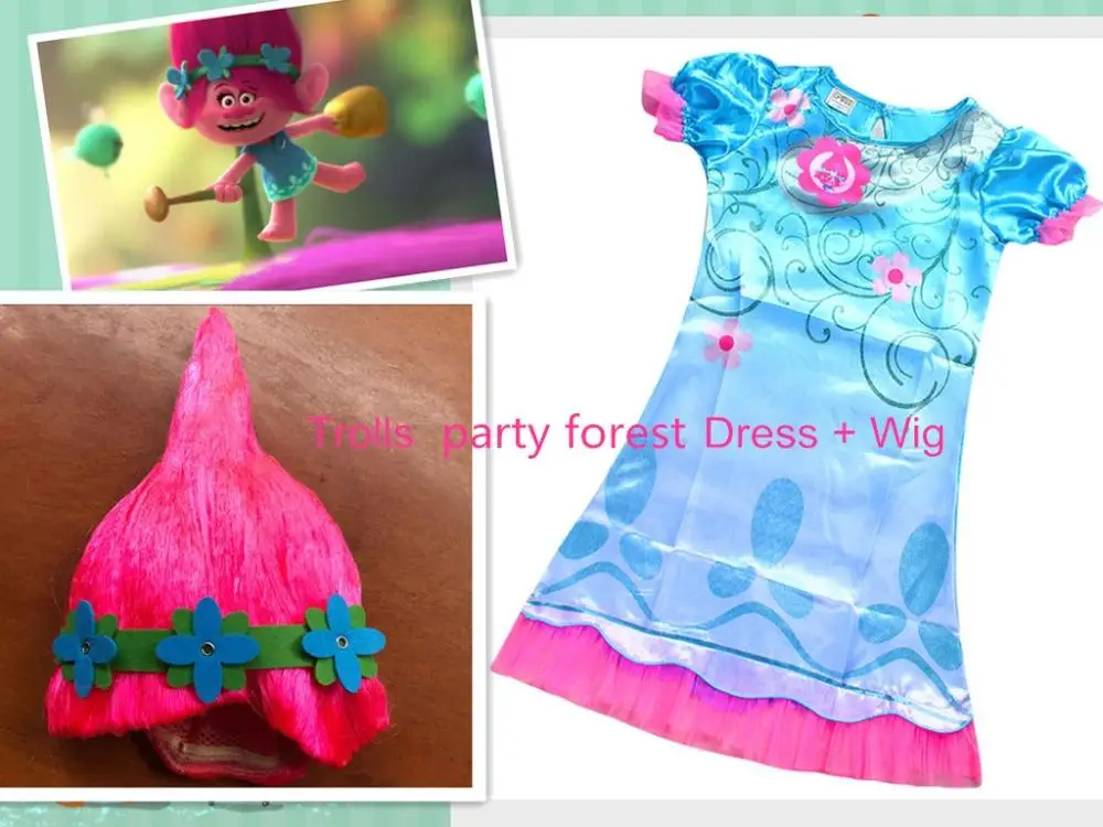 2017 новое поступление вечерние платья троллей Маковое платье в лесу синее