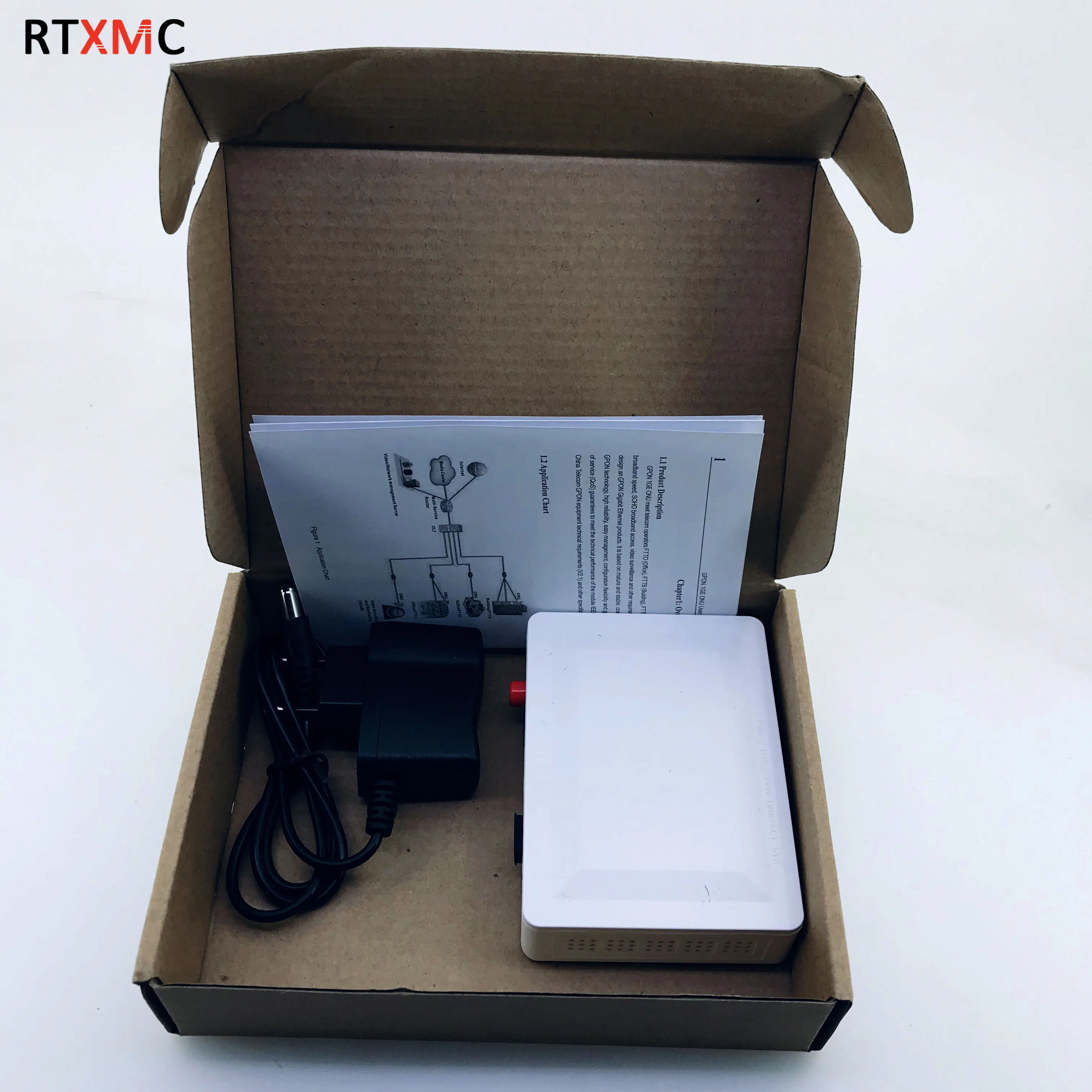 1 шт. коннектор APC GPON ONU FTTO 1GE порт FTTH ONT один LAN OLT 25 г Gpon набор микросхем для ZTE Fiber to home