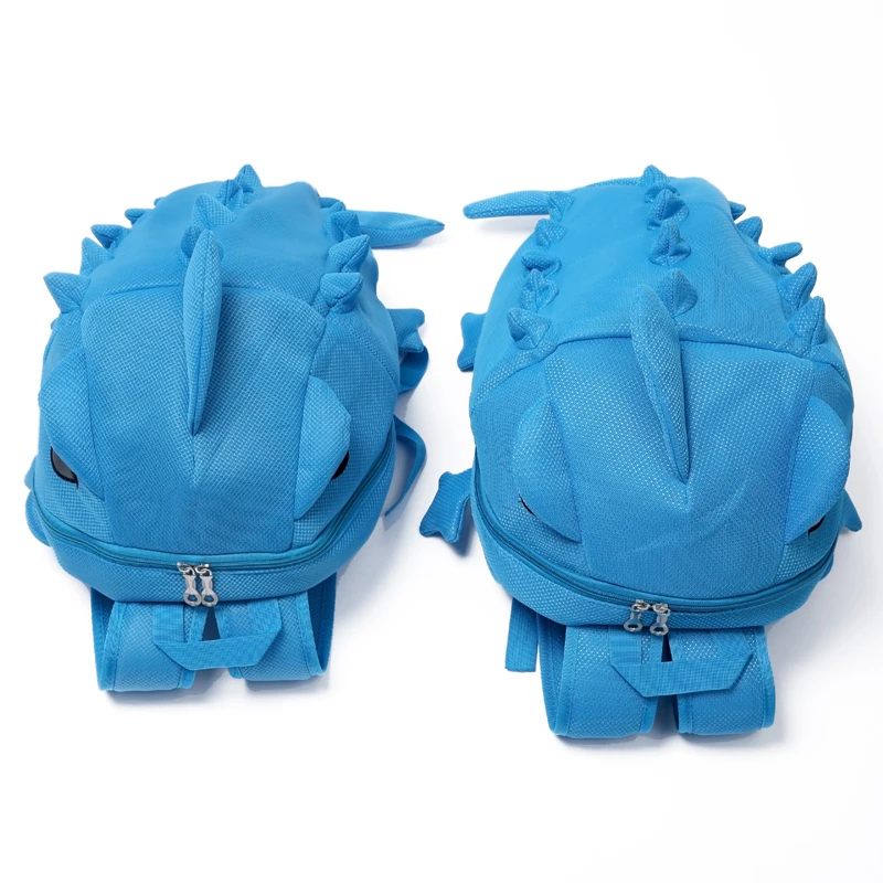 Cute 3D Solid Chameleon Backpack for Girls Vivid Backstab Monster Shaped School Bag Shark Satchel Bag Bolsa Mochila Feminino S42