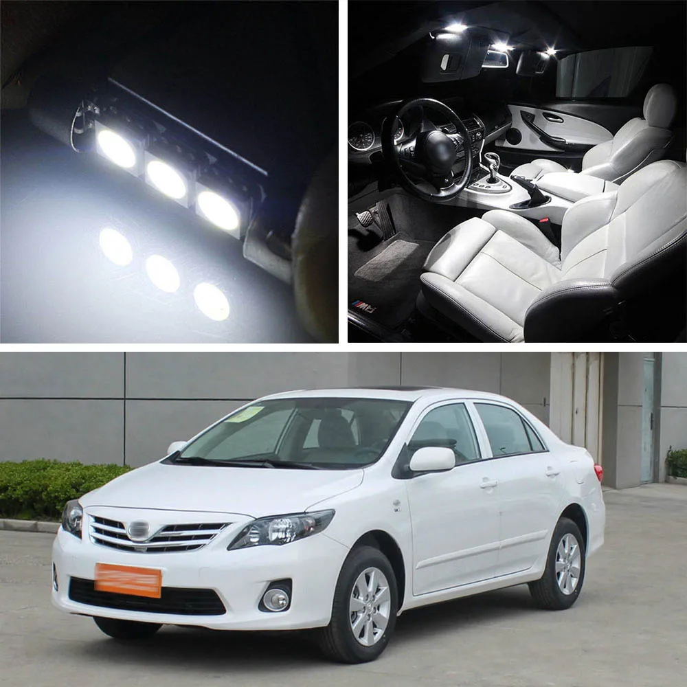 

Светодиодные лампы canbus Interior Map Dome Trunk Plate лампочки для Toyota Corolla 2007-2017