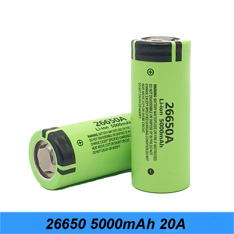 batterie 26650 5000mah battery for screwdriver and electronic cigarette 3.7v 20amps fit flashlight power bank a14 |