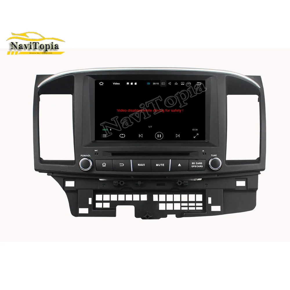 NAVITOPIA 8 дюймов Android 1 автомобильный DVD мультимедийный плеер для MITSUBISHI LANCER 2006-2012