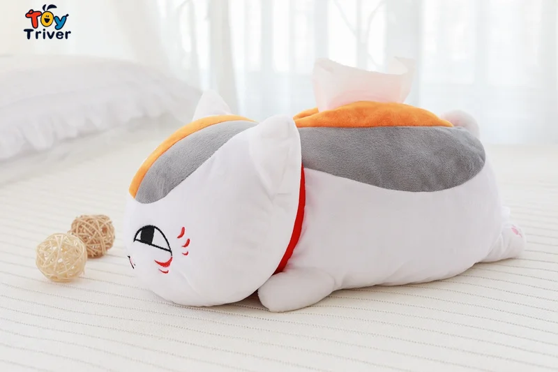 Книга Нацумэ друга кошки плюшевые игрушки чучела животных кукла тканевая Коробка Чехол для салфеток бумажный держатель домашний стол офис автомобиль Декор подарок