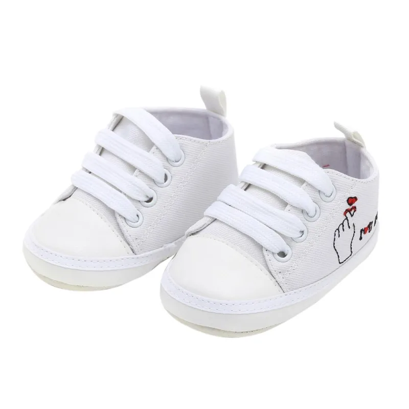 

New Baby Boys Girls Canvas Shoes High Quality Two Strap Newborn Baby Toddler Fashion First Walkers For 0-18 Month newbaby