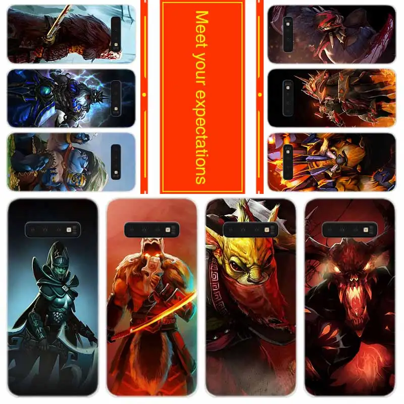 Чехол для телефона Samsung Galaxy S10 E S9 S8 Plus S7 s6 Edge S20 Uitra Note 10 Game Dota 2|Бамперы| |