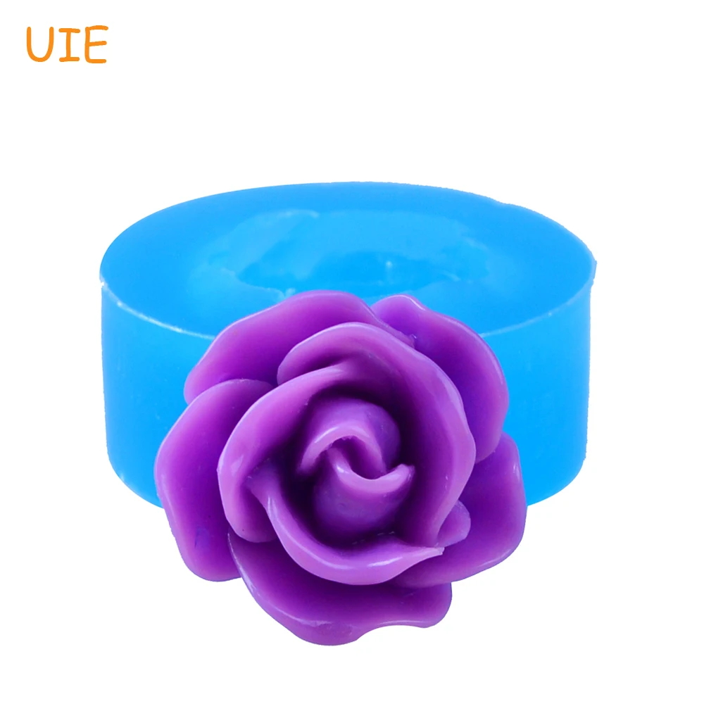 

HYL195U Beautiful Flower Silicone Mold for Food Safe Sugarcraft Candy Icing Clay Cabochon Soap Resin Wax