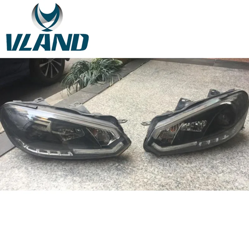 Автомобильная головная лампа VLAND для Golf MK6 For2008 2009 2010 2011 2012 2013 светодиодная R20