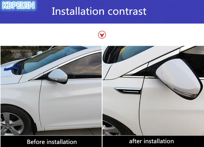 

1Pair Car Shark Gills 3D Vent Air Flow Fender Sticker for KIA sportage rio sorento cerato k2 Soul ceed Sportage 3 k5 accessories