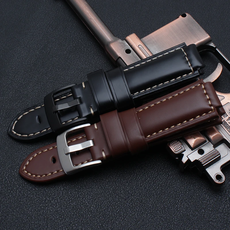 Garmin Forerunner 220/235/620/630/735XT Watch High Quality Genuine Leather Watchband 22*15mm Bracelet | Наручные часы