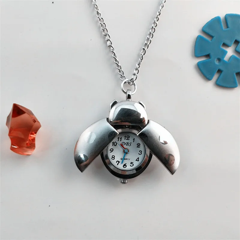Семизвездочной Божья коровка подвеска с жуком дети часы модное ювелирное