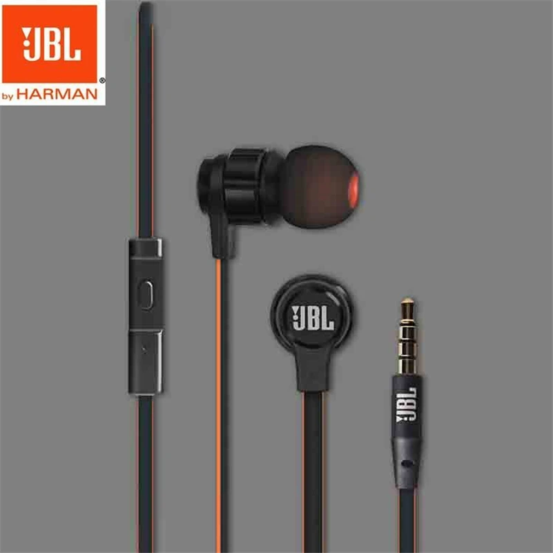 JBL T180A 3 5 мм проводные наушники Bass In line control Mic оригинальные Jbl Fone De Ouvido гарнитура Hands