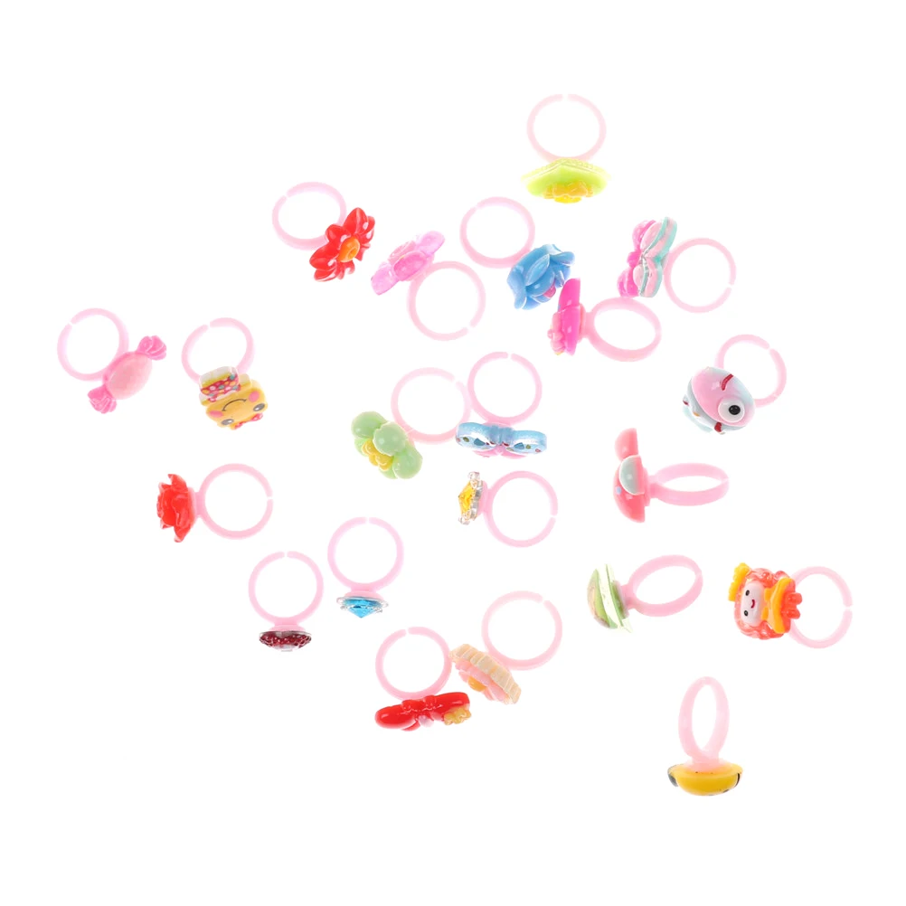 10 шт. детские пластиковые кольца с мультяшным рисунком|ring for|rings for kidsring kids girls |