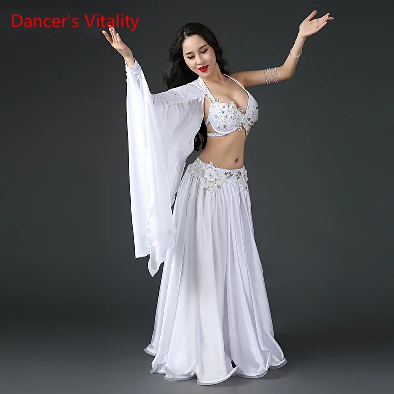 Женщины Профессиональный Костюм Танец Живота Роскошные Костюмы Bellydance