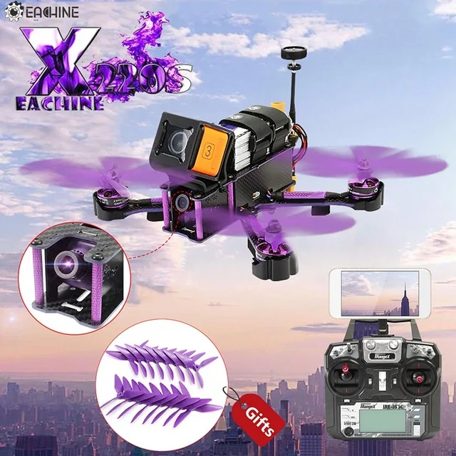 Eachine Wizard X220S X220 FPV Racer Drone F4 5,8G 72CH VTX 30A BLHeli_S 800TVL камера w/iRangeX iRX-i6X RTF VS X220