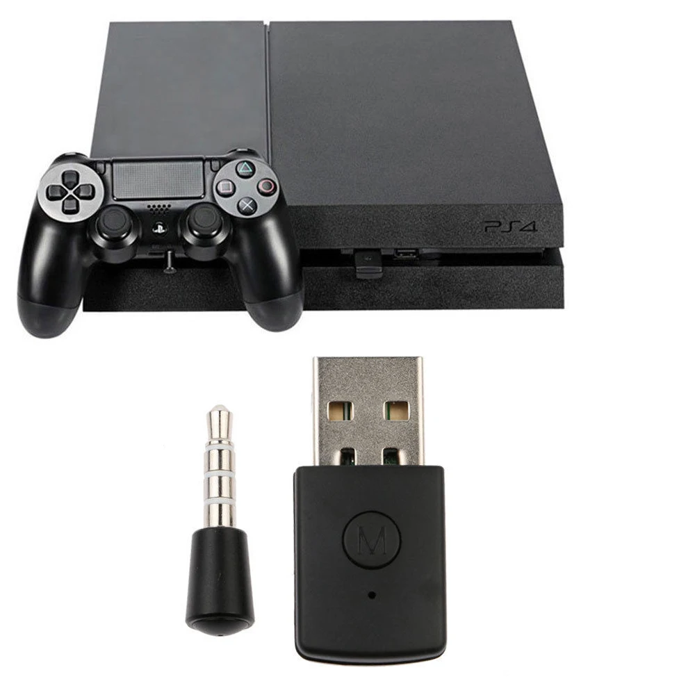 1 шт. беспроводной адаптер 4 0 для гарнитуры наушников PS4 USB приемник