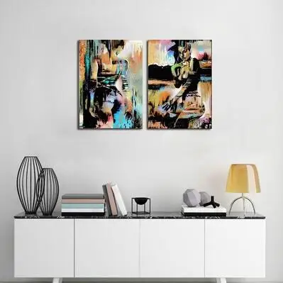 2 шт. абстрактная Обнаженная картина для девочек на холсте художественная