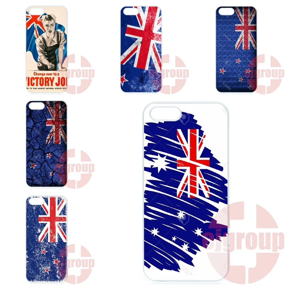 Случаи Кожи Ретро Винтаж Австралия Новая Зеландия Флаг Для Samsung Galaxy Note 2 3 4 5 7 edge lite